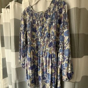 Floral Smocked Tunic